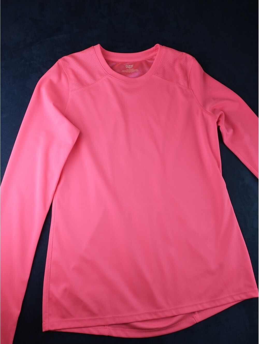 Zone Pro Women's Long Sleeve, Thumb Holes, Shirt Active Wear, Med, Bright Pink